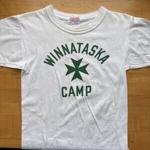 Vintage 50s Winnataska Camp t shirt Vtg Tee Stylecraft Style Craft 1950s X Small